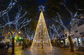 Visita à iluminação de Natal na Vila